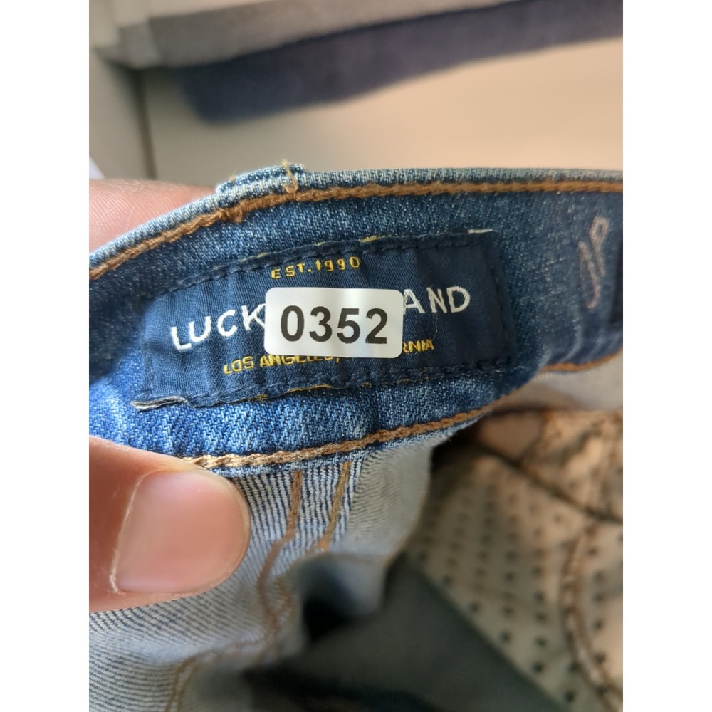 NWOT Lucky Brand Jeans Mens 221 Straight (Measures 35x28) Medium Wash Jeans Read - Picture 9 of 15